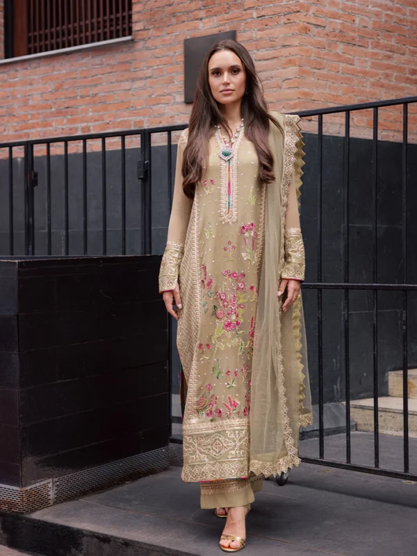 3 Piece Embroirdered Chiffon Alice - FW50068