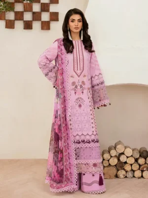 Ghazal Luxury Lawn Collection 2025 Vol-04 (G-405)
