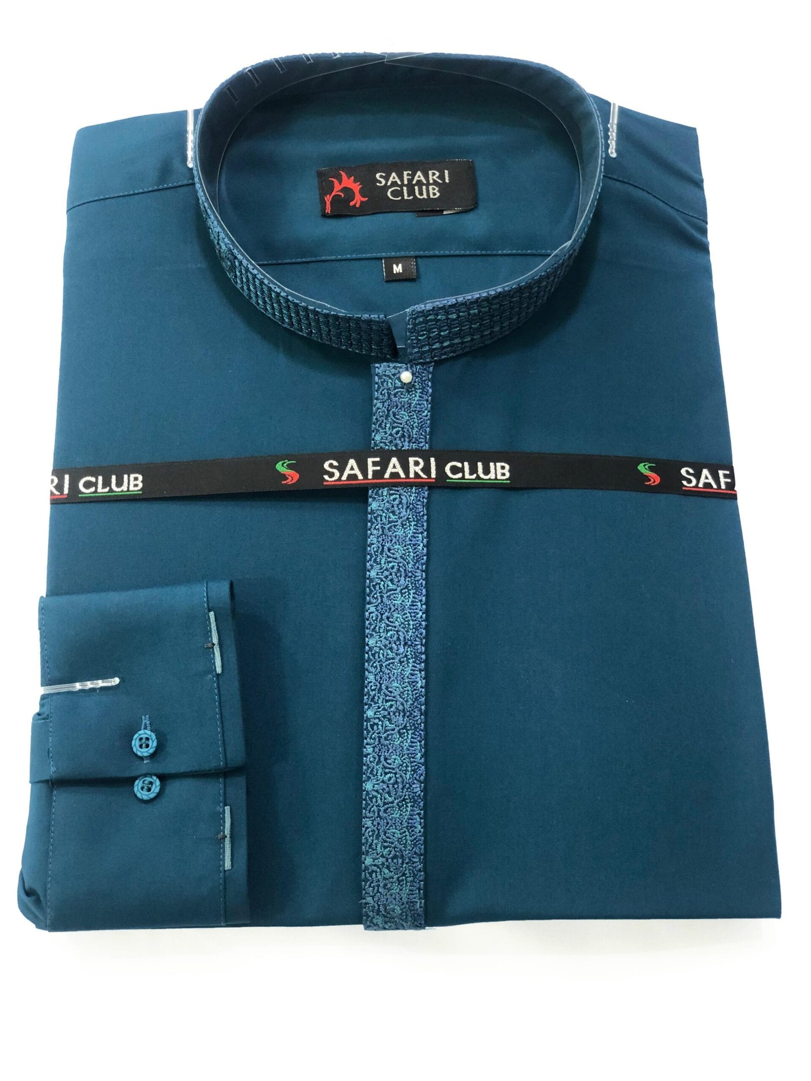 Safari Club Teal Blue Shalwar Kameez
