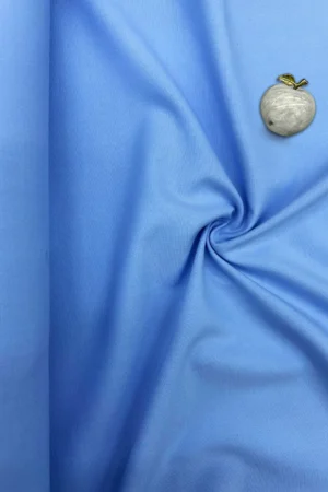 Premium Azure Sky Plain Unscratched Fabric – Luxury Soft Finish for Men