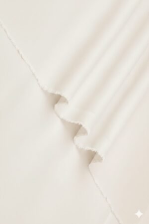 Warm Ivory Cream Men Unstitched Wash and Wear Premium Wedding Fabric.