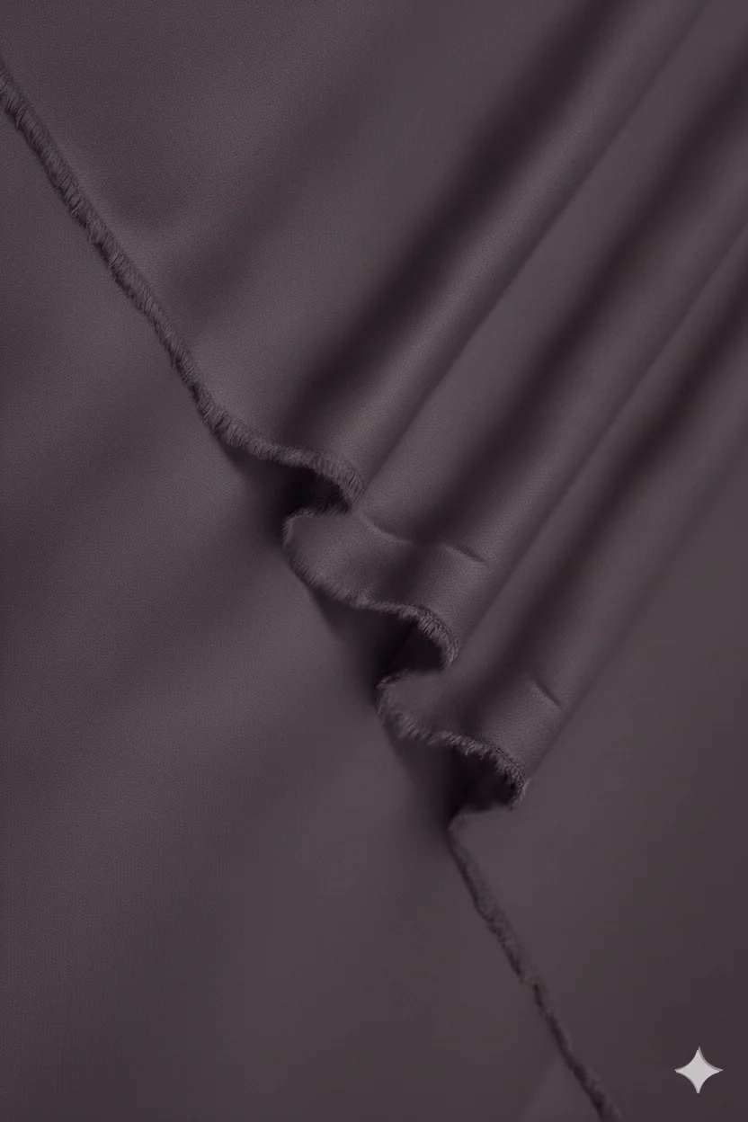 Dark Greyish-Purple Premium Men Unstitched Wash and Wear Summer Fabric.