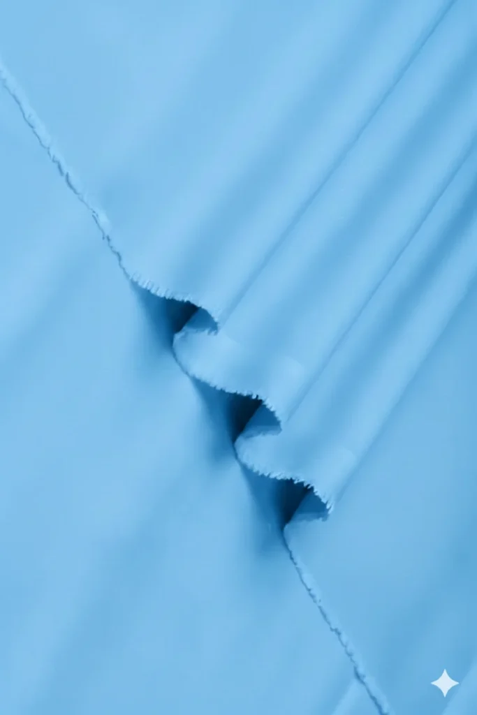 Fresh Sky Blue Men Unstitched Wash & Wear Summer Fabric | International Quality