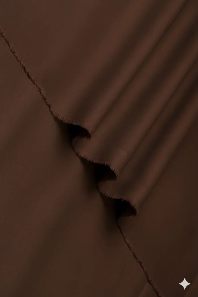 Rich Coffee Brown Men Unstitched Wash & Wear | Premium International Suiting Fabric
