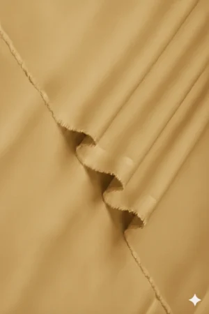 Mustard Gold Premium Wash & Wear Unstitched Fabric for Men Summer Collection.