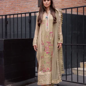 3 Piece Embroirdered Chiffon Alice - FW50068