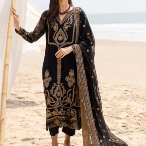 3 Piece Embroirdered Chiffon Ananya - FW40053