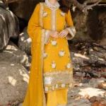 3 Piece Embroirdered Chiffon Mirha - FW40060