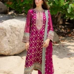 3 Piece Embroirdered Chiffon Aditi - FW40051