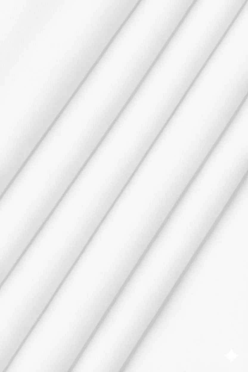 : Arctic White Men Unstitched Wash & Wear | Premium Non-Transparent Summer Fabric - Image 4