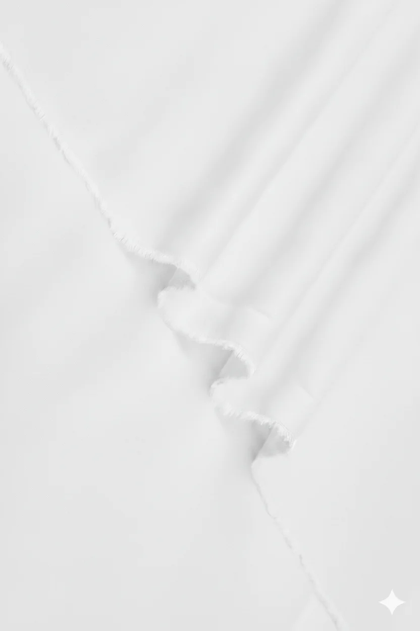 : Arctic White Men Unstitched Wash & Wear | Premium Non-Transparent Summer Fabric