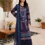 Ghazal Luxury Lawn Collection 2025 Vol-04 (G-401)
