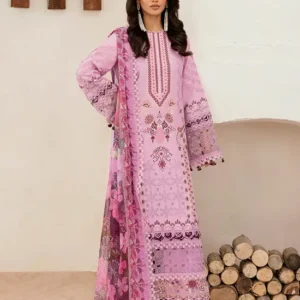 Ghazal Luxury Lawn Collection 2025 Vol-04 (G-405)