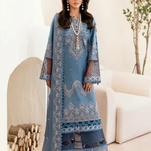 Ghazal Luxury Lawn Collection 2025 Vol-04 (G-407)