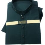 Safari Club Premium Dark Green Men’s Kameez Shalwar – Classic Collar