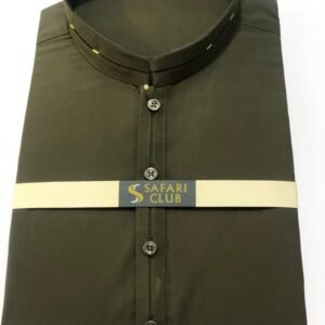 Safari Club Premium Olive Green Cotton Kurta