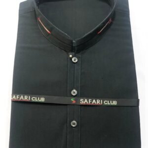Safari Club Premium Black Cotton Kurta