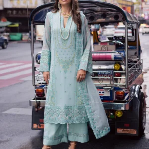 3 Piece Embroirdered Chiffon Emma - FW50063