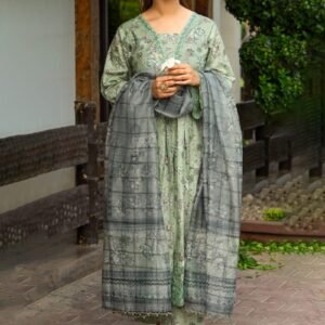 Elegant Pastel Embroidered Lawn 3-Piece Suit – Soni Dresses