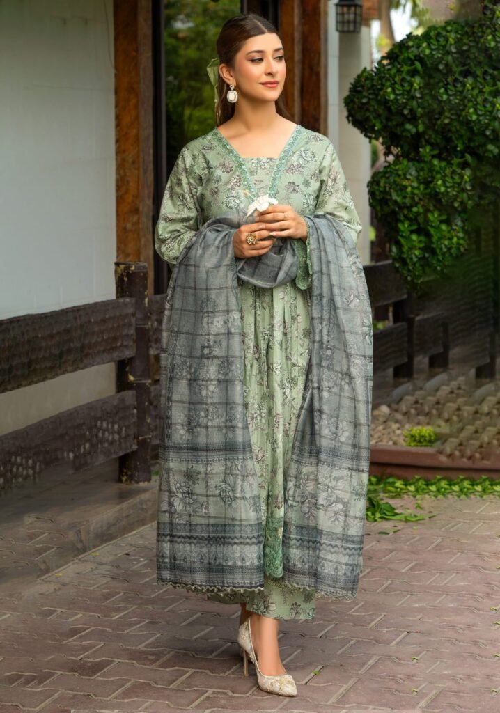 Elegant Pastel Embroidered Lawn 3-Piece Suit – Soni Dresses