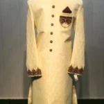 Opulent Cream Gold Sherwani