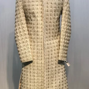 Ivory Royal Hand-Embroidered Sherwani