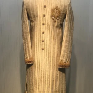 Golden Regal Designer Sherwani