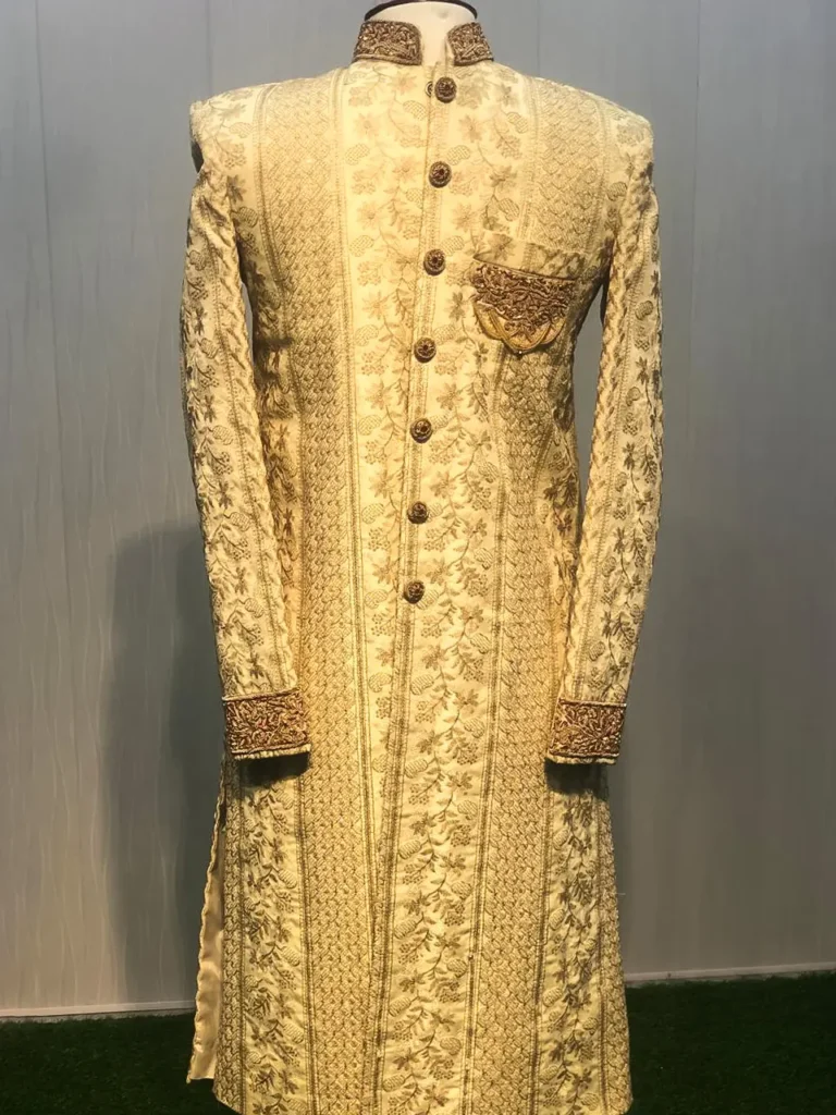 Elegant Ivory Sherwani
