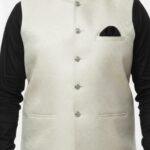 Subtle Paisley Pattern Elegant Waistcoat