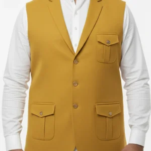 Premium Men’s Nehru Jacket – Traditional Ethnic Waistcoat | Wedding & Festive Wear