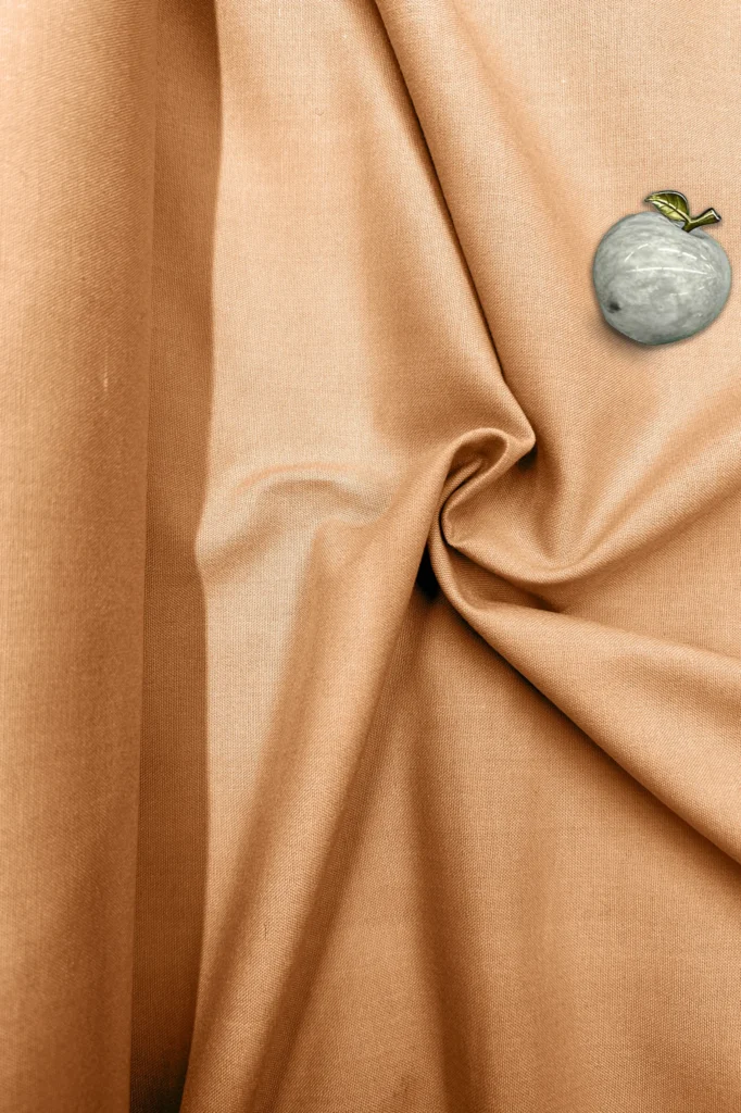 Premium Copper Glow Plain Unscratched Fabric – Luxury Soft Finish for Men