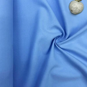 Premium Azure Sky Plain Unscratched Fabric – Luxury Soft Finish for Men