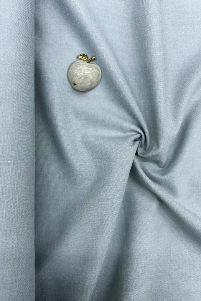 Premium Silver Cloud Plain Unscratched Fabric – Icy Grey