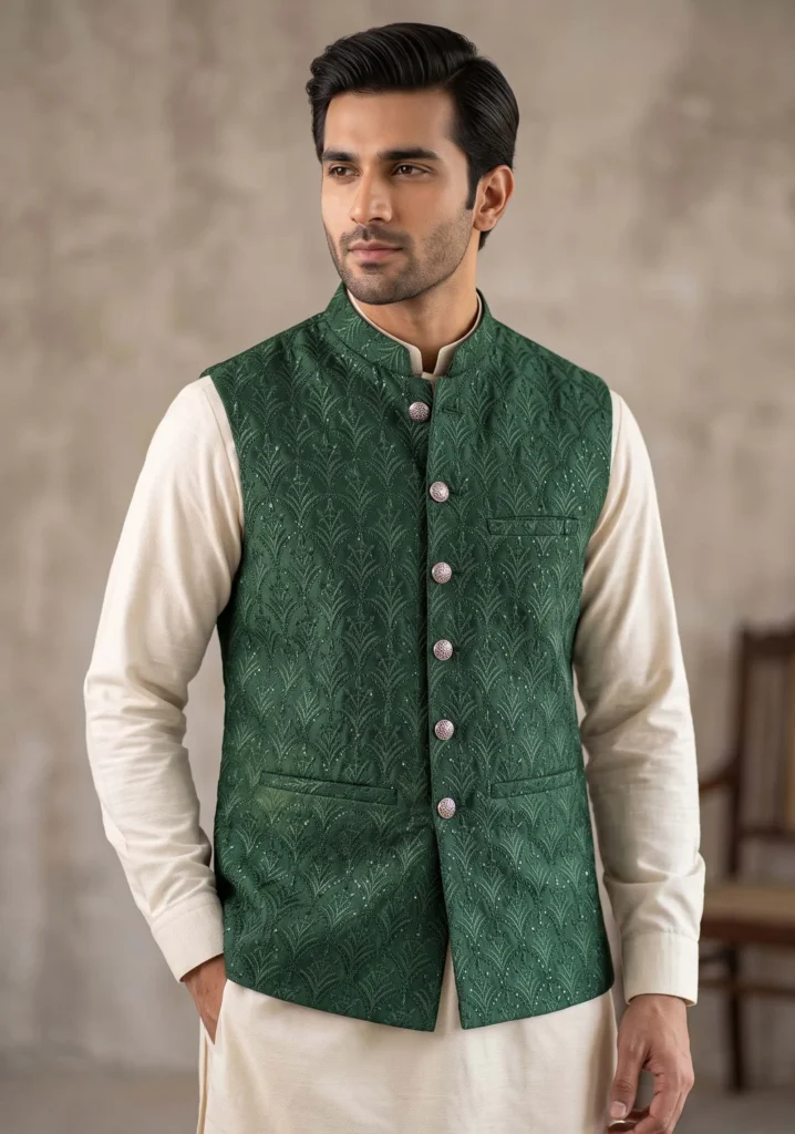 Gulzar Emerald Jamawar Wasket | AL Hassan Lehnga House