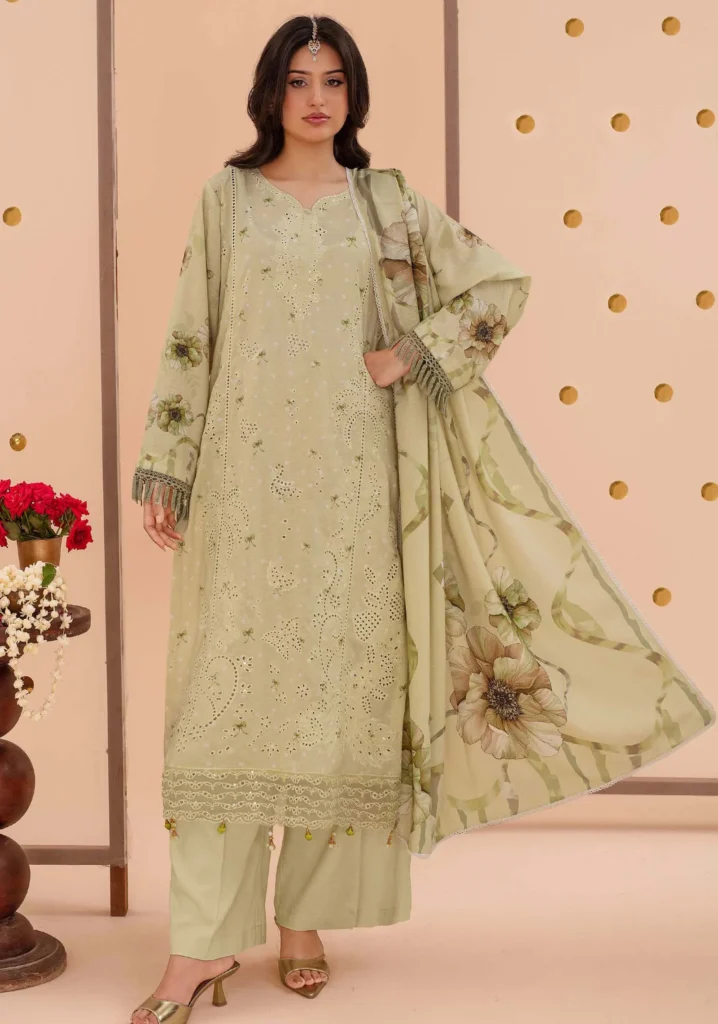 Zaitoon Karandi Embroidered 3pc Suit | ZARA MEER
